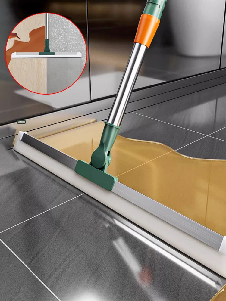 Rodo TurboClean 2 em 1 - Varre e Elimina a Água