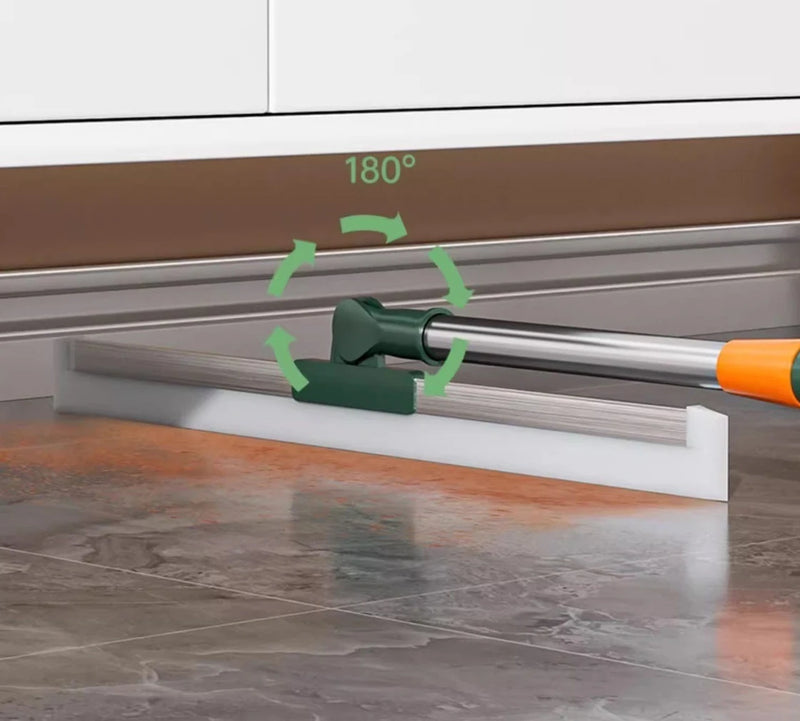 Rodo TurboClean 2 em 1 - Varre e Elimina a Água